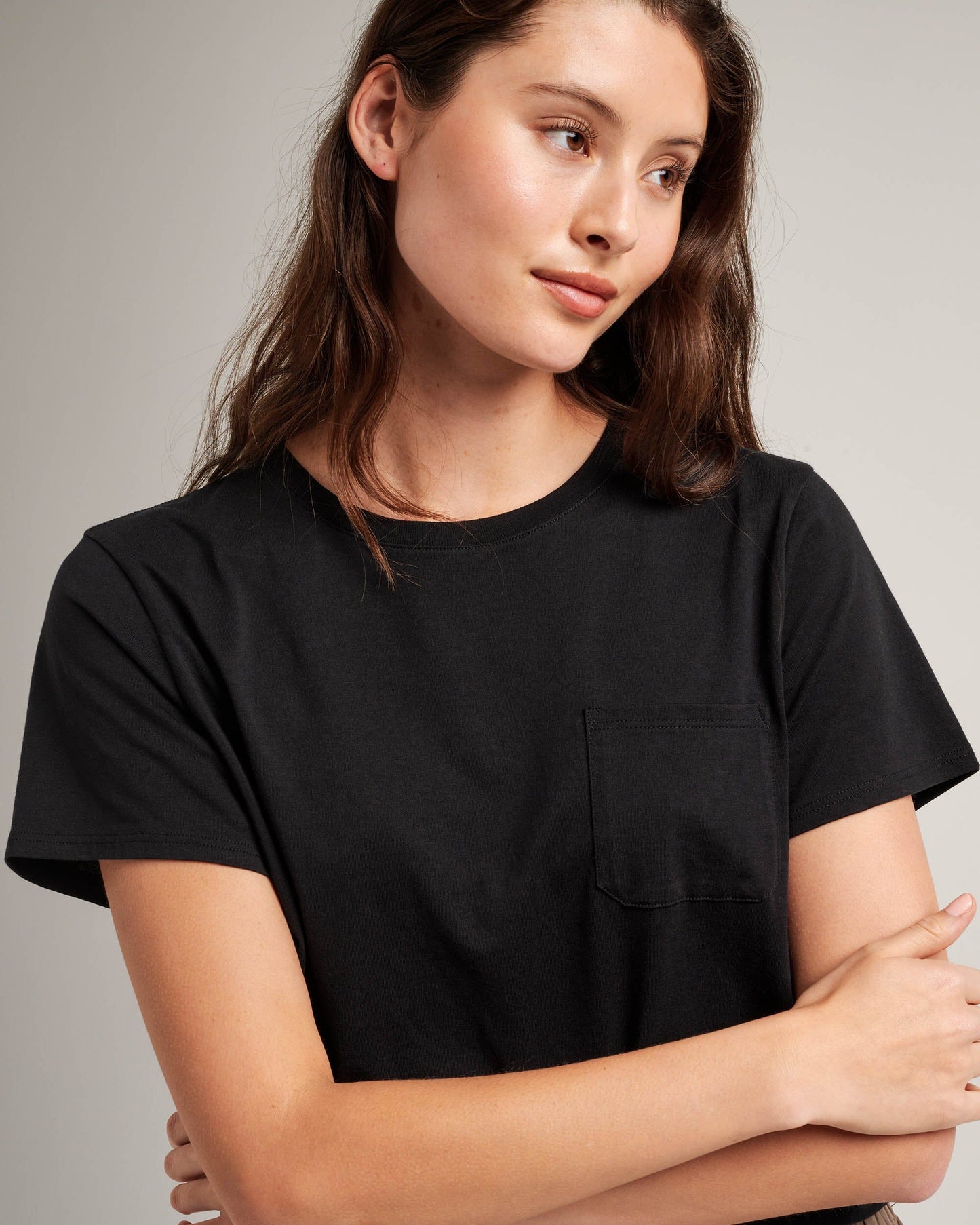 Serena™ | Damen Boxy Crop Tee aus Pima-Baumwolle
