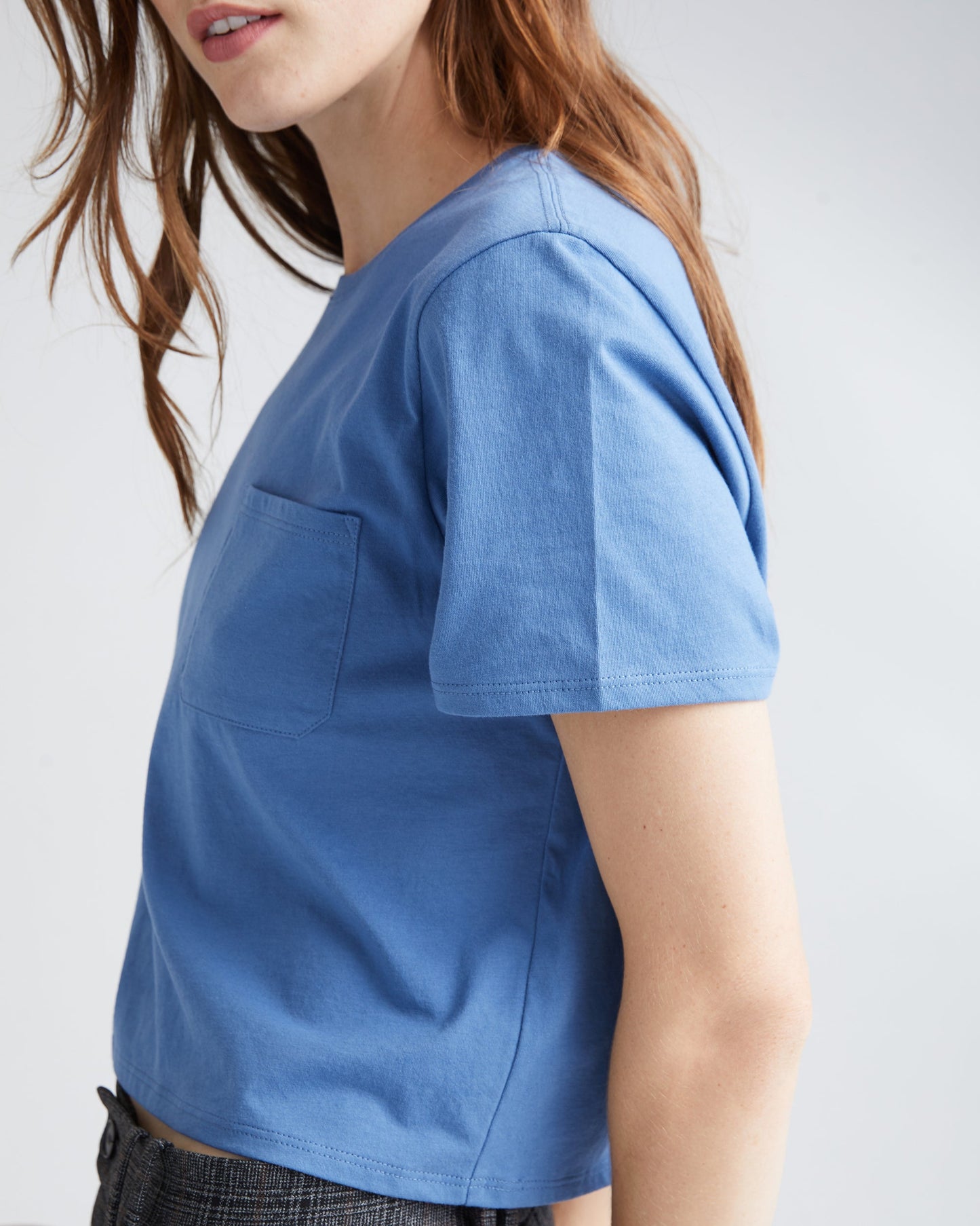 Serena™ | Damen Boxy Crop Tee aus Pima-Baumwolle