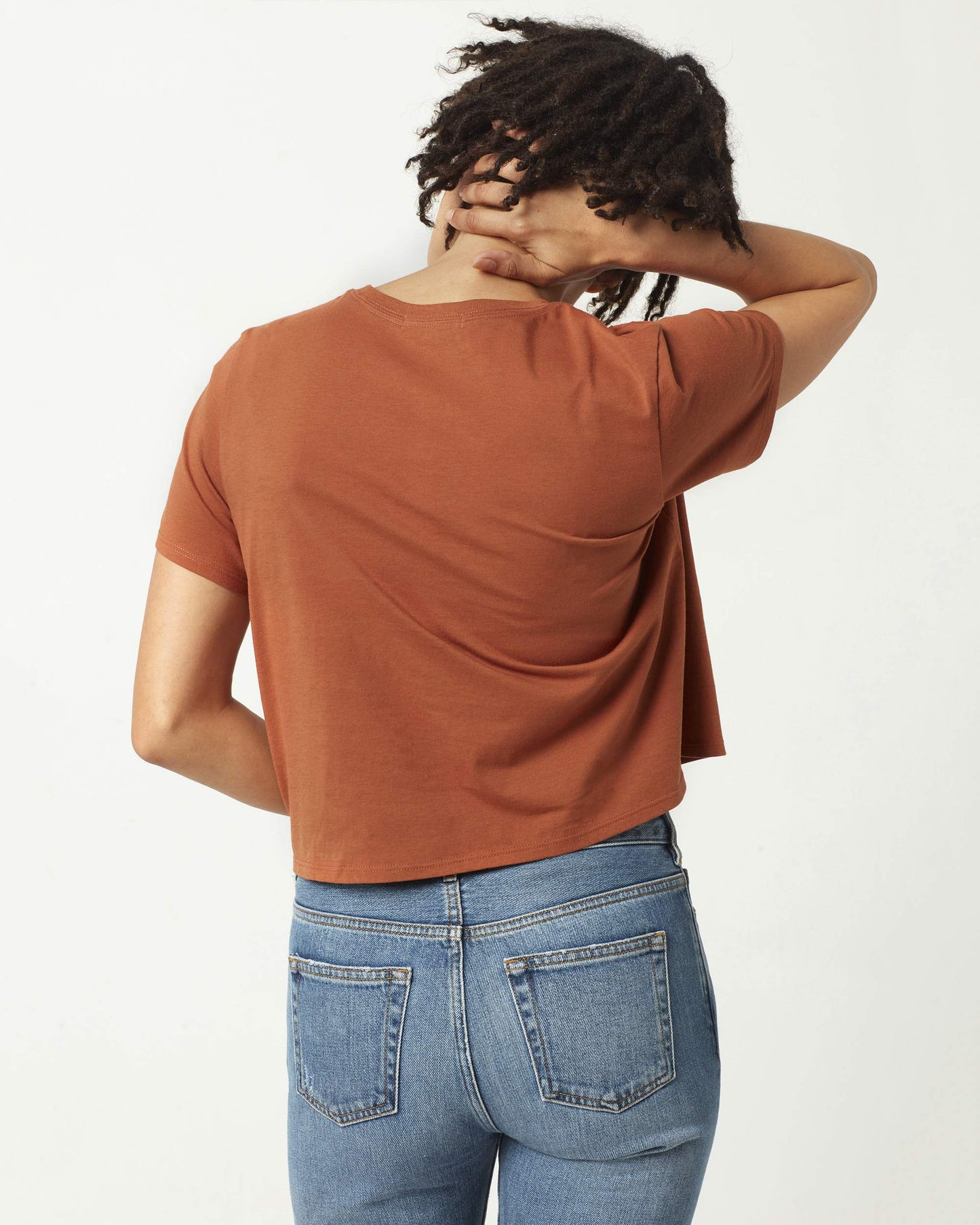 Serena™ | Damen Boxy Crop Tee aus Pima-Baumwolle