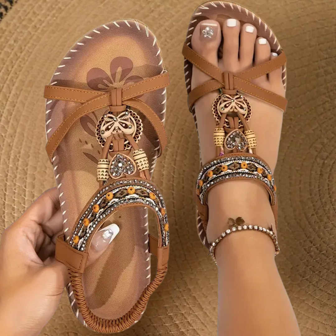 Lavendel™ | Orthopädische Ibiza-Stil Sandalen für Damen