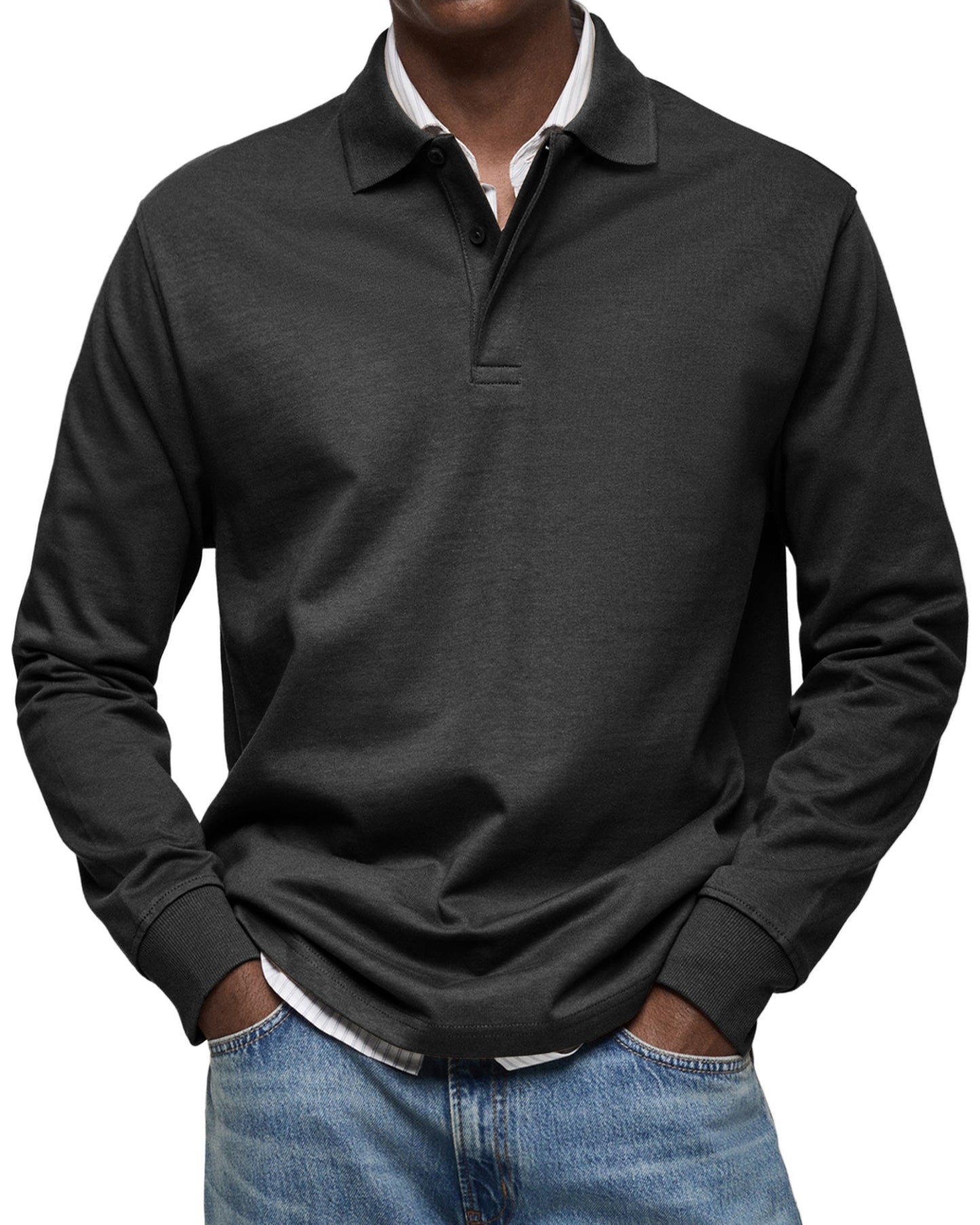 Hector™ | Langärmeliges Poloshirt