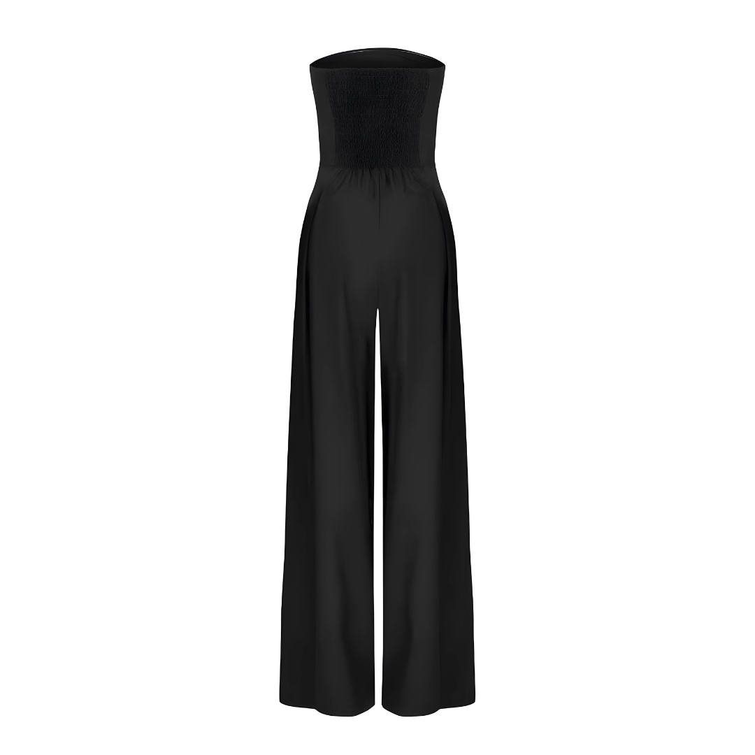 Rhena™ | Trägerloser Jumpsuit mit weitem Bein