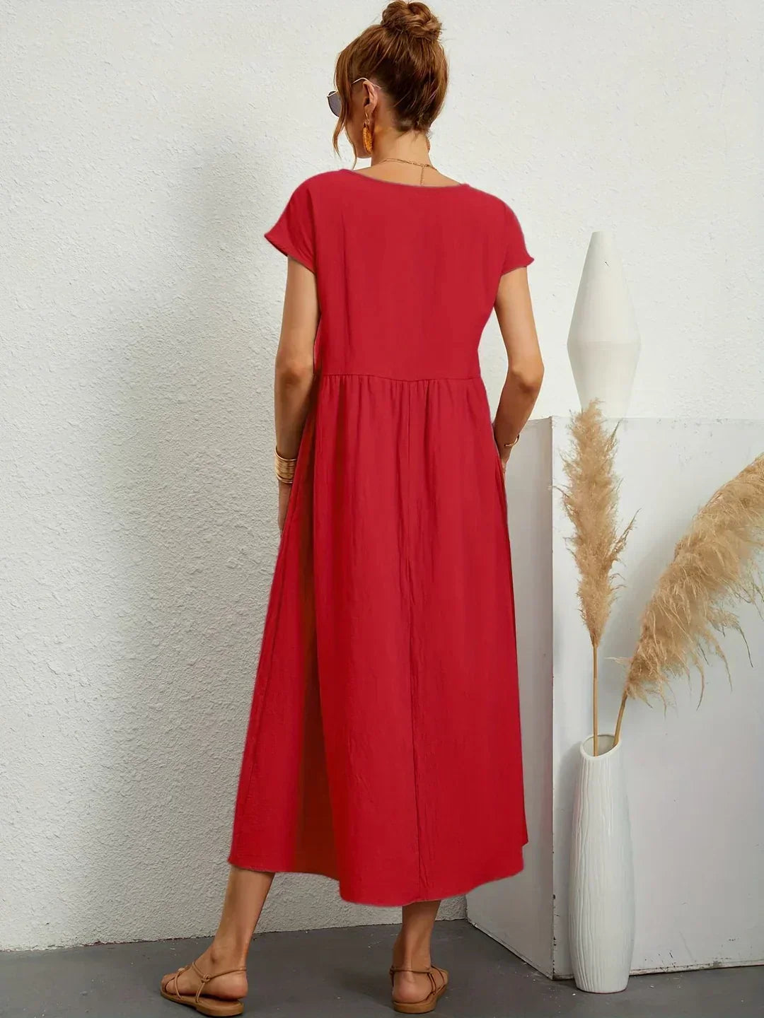Cintia™ | Lässiges Midi Kleid