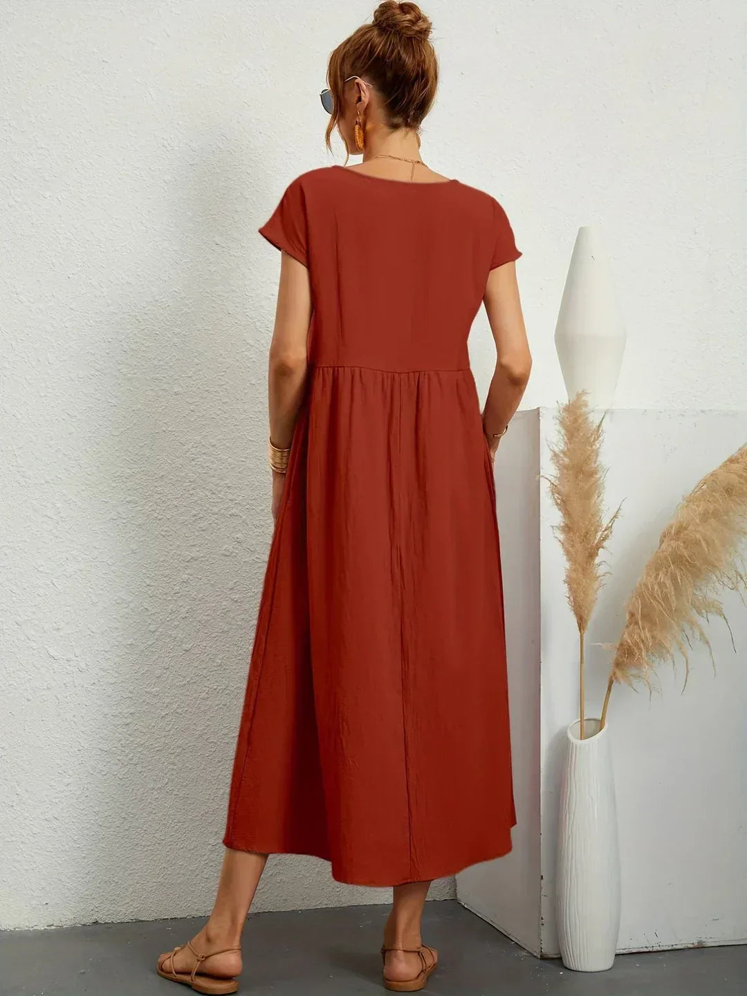 Cintia™ | Lässiges Midi Kleid