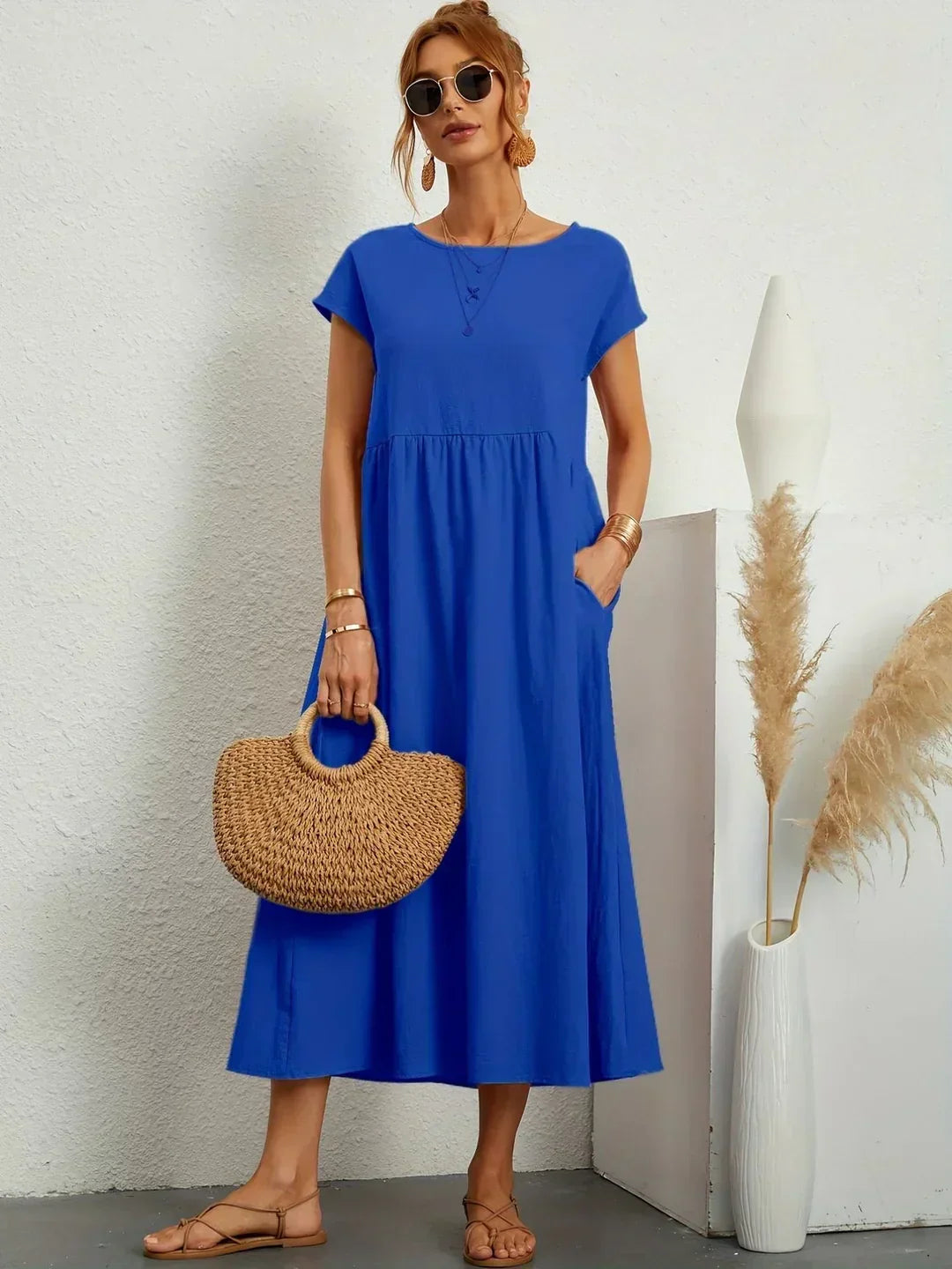 Cintia™ | Lässiges Midi Kleid