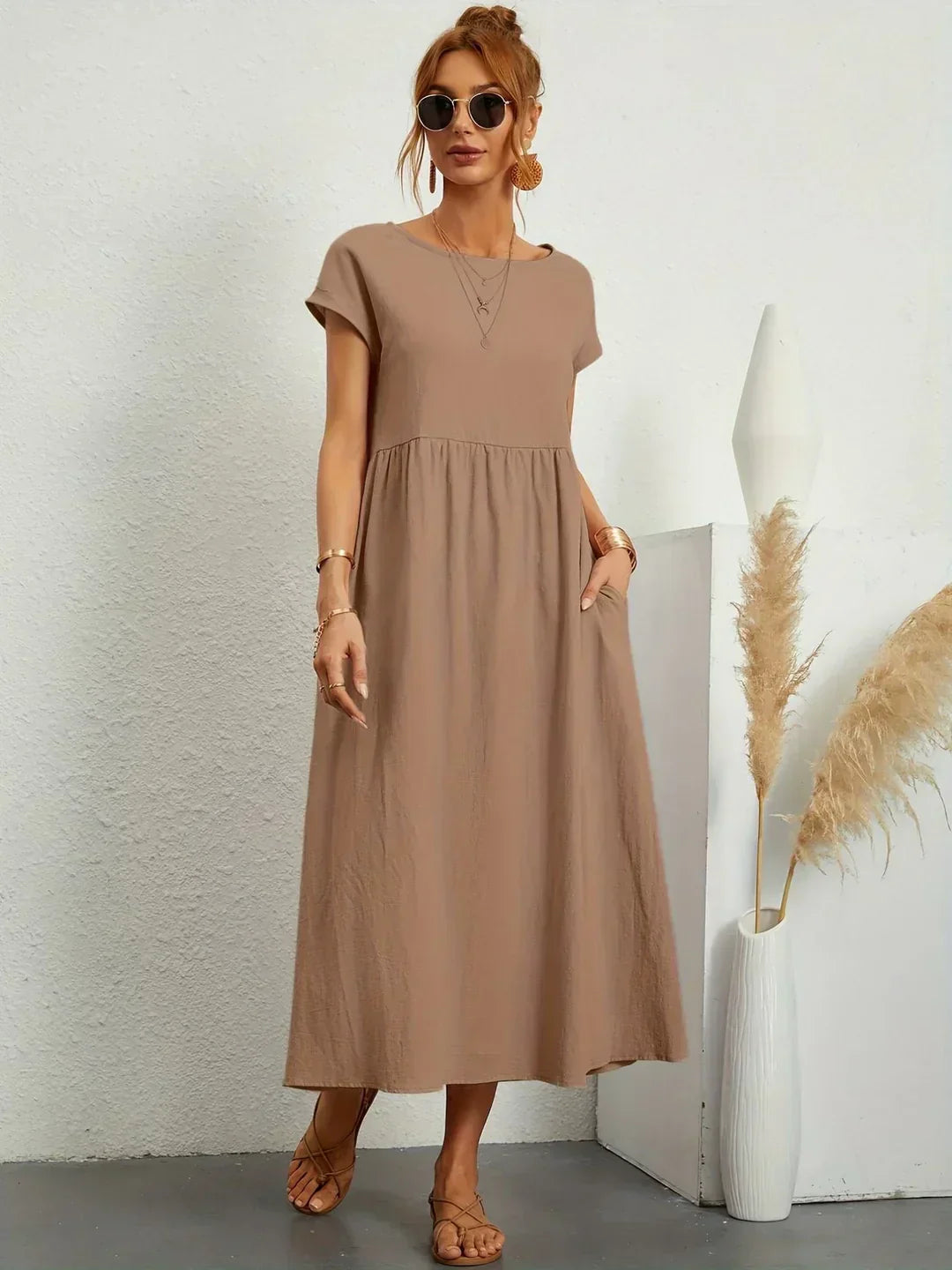 Cintia™ | Lässiges Midi Kleid