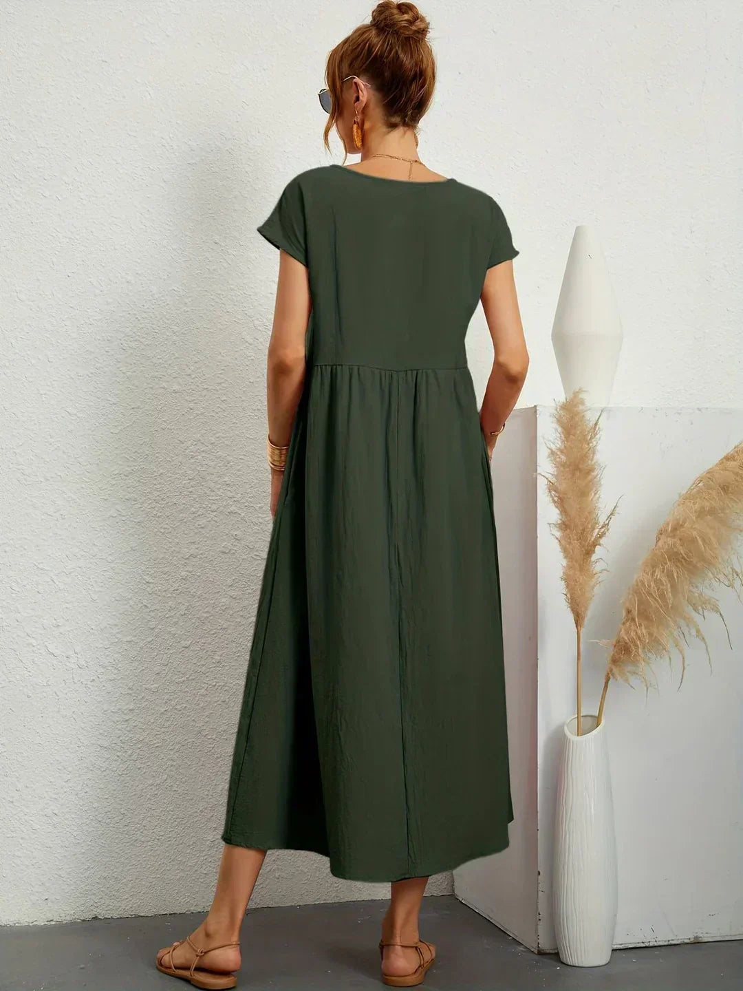 Cintia™ | Lässiges Midi Kleid