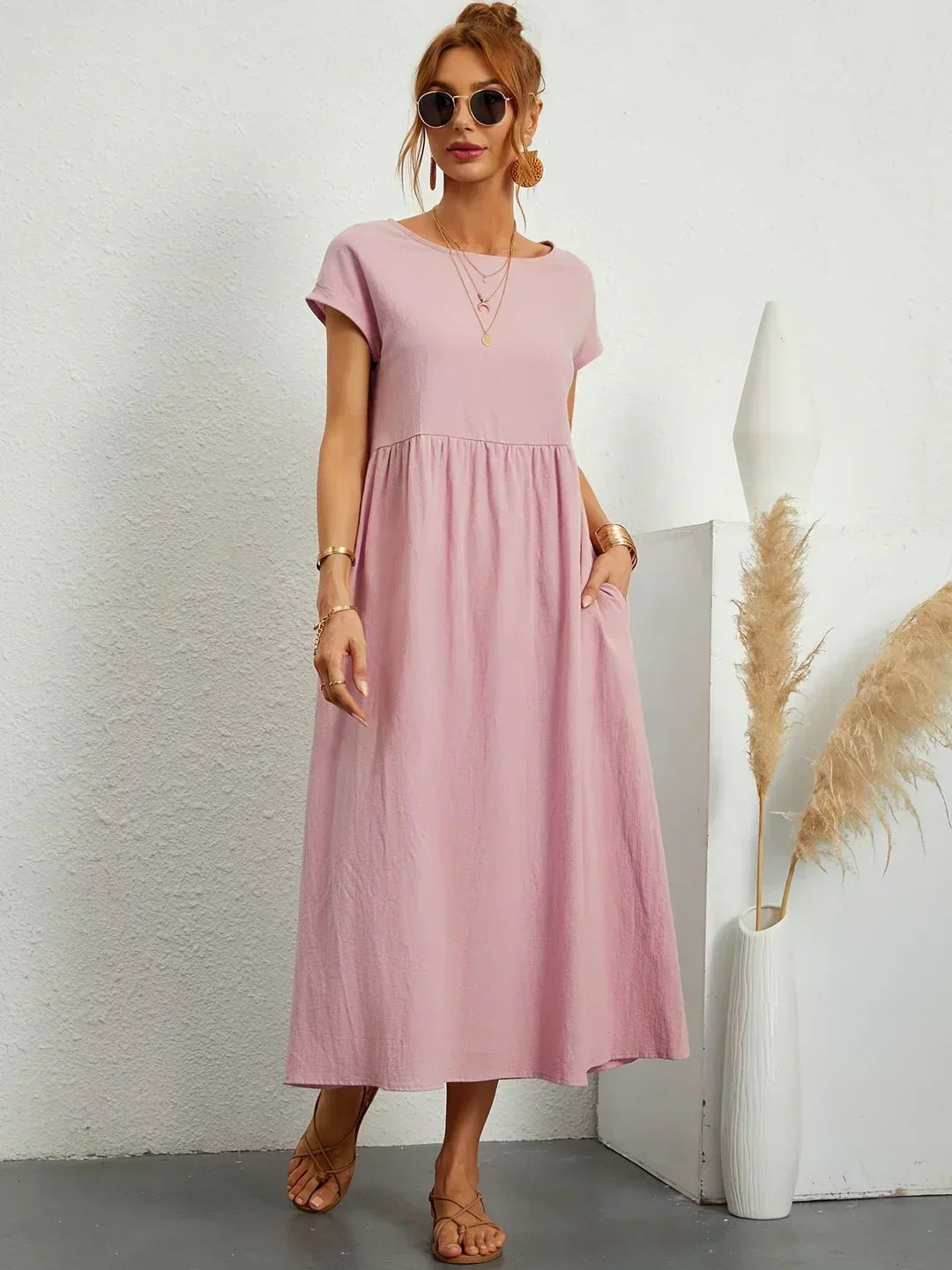 Cintia™ | Lässiges Midi Kleid