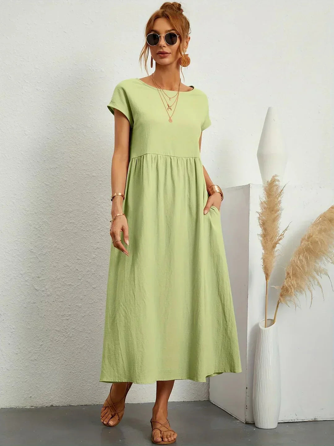 Cintia™ | Lässiges Midi Kleid