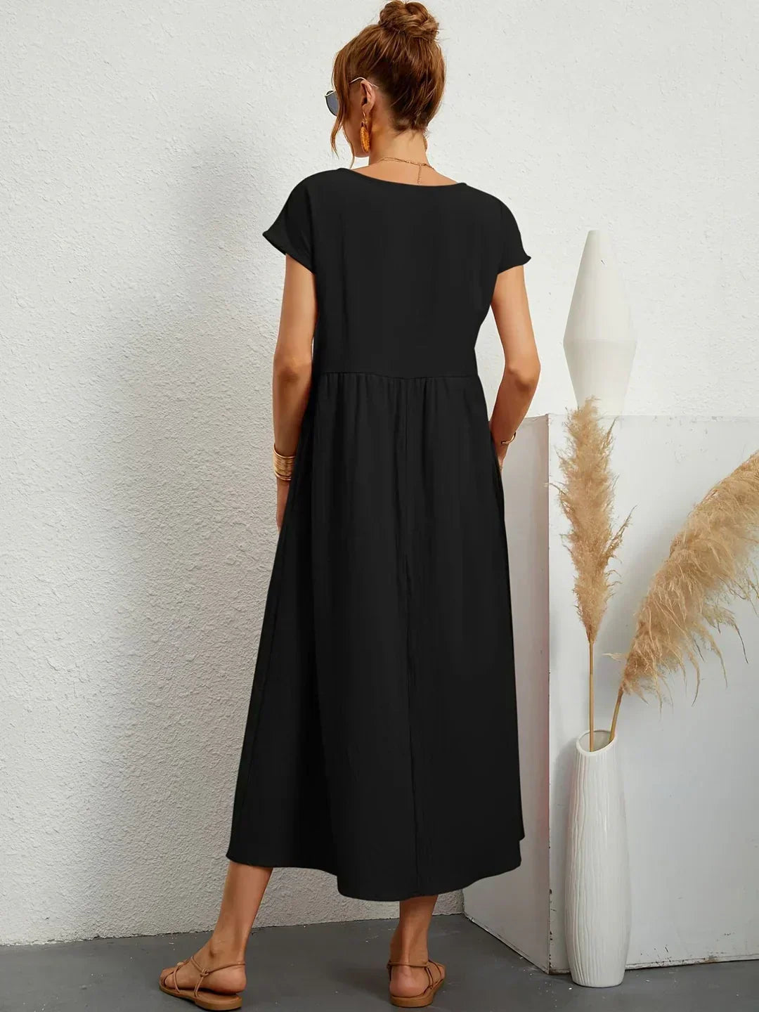 Cintia™ | Lässiges Midi Kleid