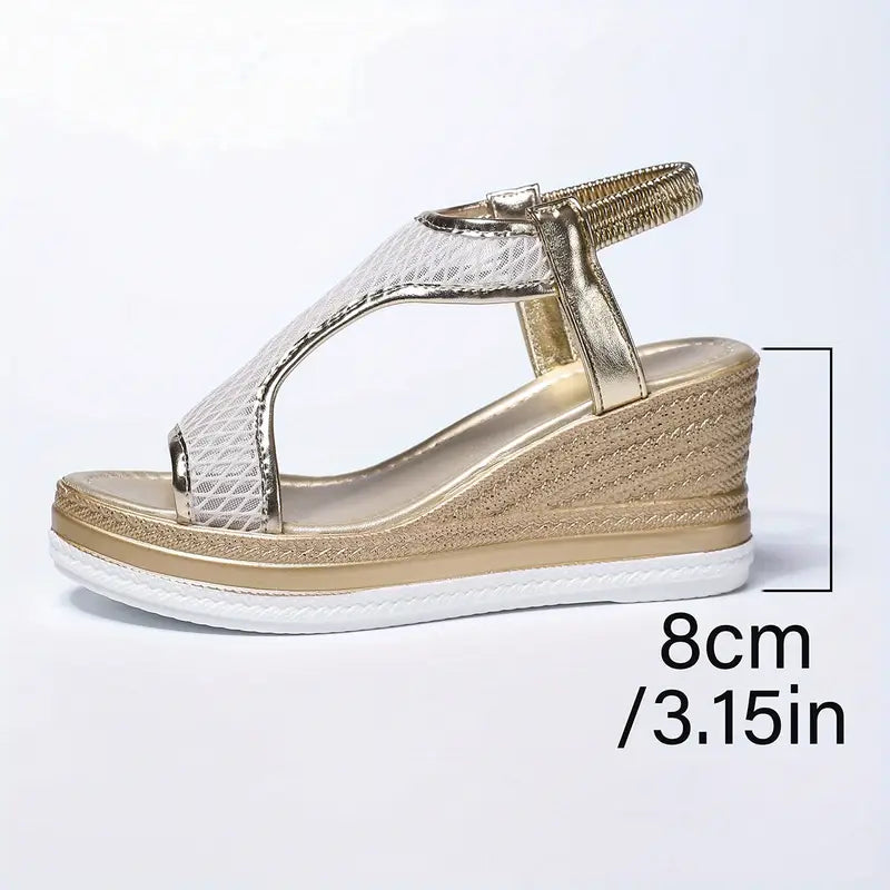 Athena™ | Elegante orthopädische Slipper-Sandalen für Damen mit Keilabsatz
