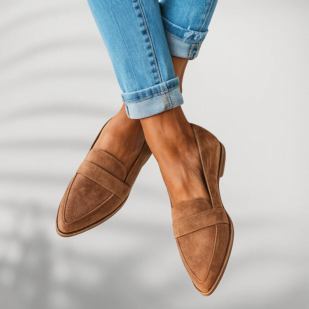 Serafina™ | Orthopädische Leder-Mokassins