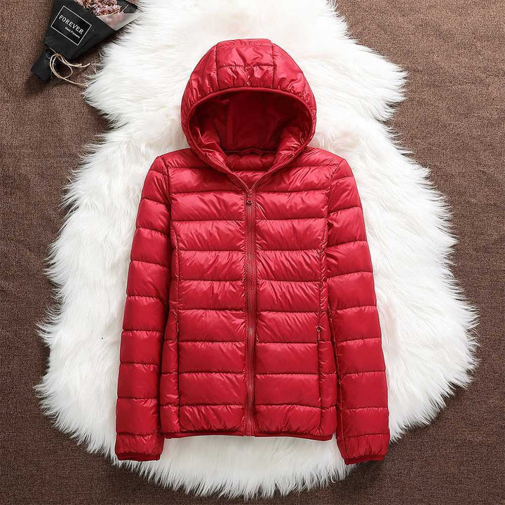 Victoria™ | Neue Winterjacke mit weißen Entenfedern