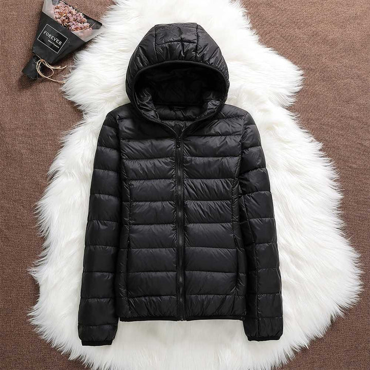 Victoria™ | Neue Winterjacke mit weißen Entenfedern