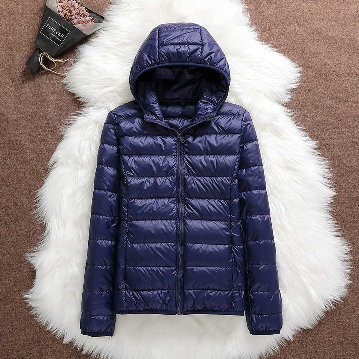 Victoria™ | Neue Winterjacke mit weißen Entenfedern
