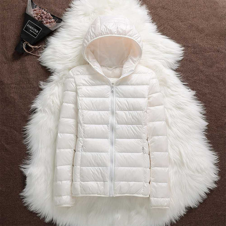 Victoria™ | Neue Winterjacke mit weißen Entenfedern