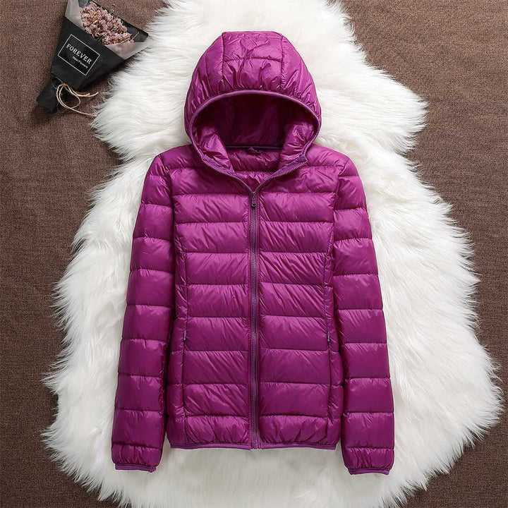 Victoria™ | Neue Winterjacke mit weißen Entenfedern