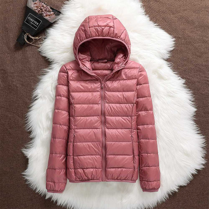 Victoria™ | Neue Winterjacke mit weißen Entenfedern