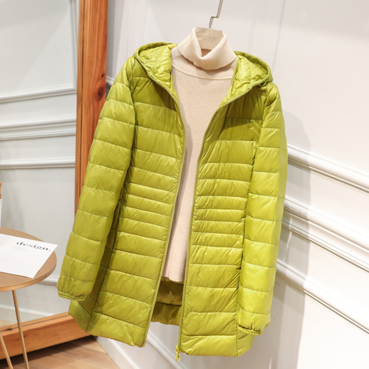 Victoria™ | Neue Winterjacke mit weißen Entenfedern