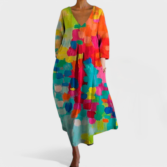 Fiora™ | Kleid Mit V-Ausschnitt