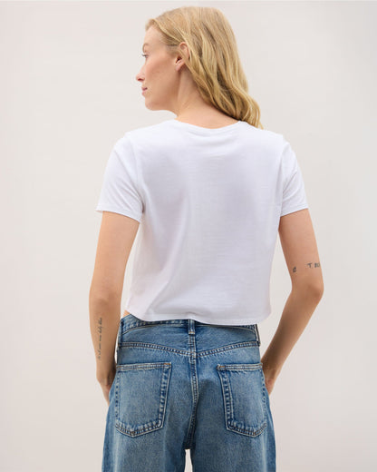 Serena™ | Damen Boxy Crop Tee aus Pima-Baumwolle