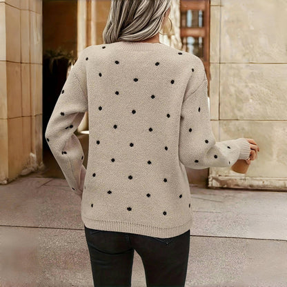 Missy™ | Modischer Strukturpullover mit verspieltem Design
