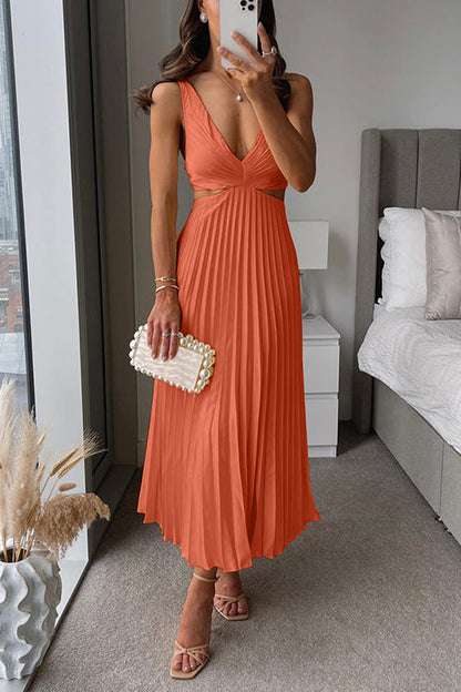 Alina™ | Plissiertes Midikleid