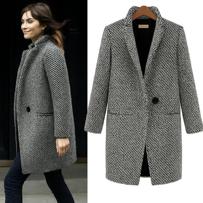 Caterinella™ | Lange Wolljacke