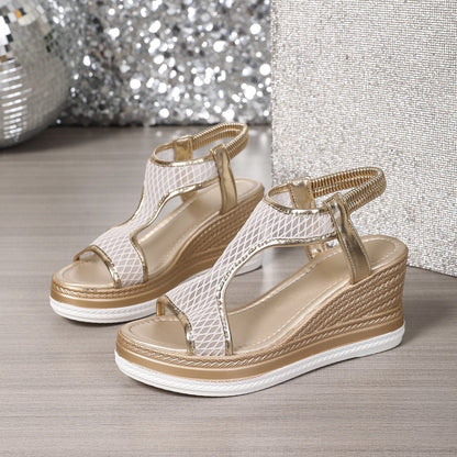 Athena™ | Elegante orthopädische Slipper-Sandalen für Damen mit Keilabsatz