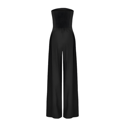 Rhena™ | Trägerloser Jumpsuit mit weitem Bein