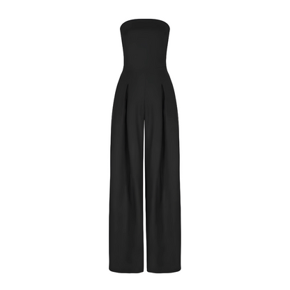 Rhena™ | Trägerloser Jumpsuit mit weitem Bein