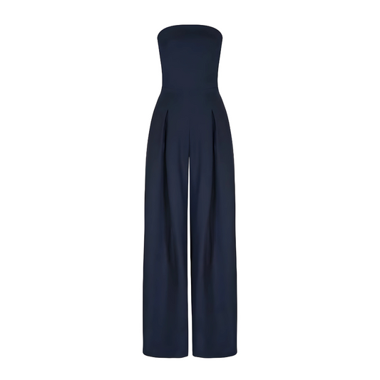 Rhena™ | Trägerloser Jumpsuit mit weitem Bein