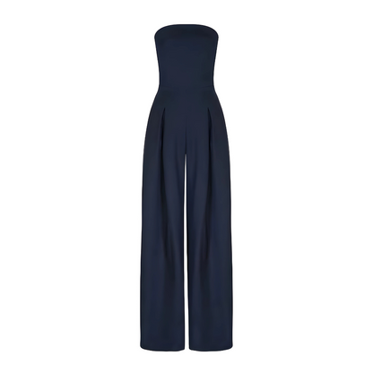 Rhena™ | Trägerloser Jumpsuit mit weitem Bein