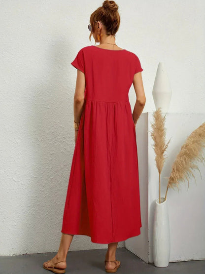 Cintia™ | Lässiges Midi Kleid