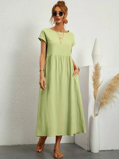Cintia™ | Lässiges Midi Kleid