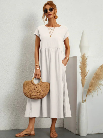 Cintia™ | Lässiges Midi Kleid