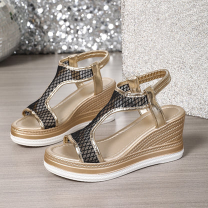 Athena™ | Elegante orthopädische Slipper-Sandalen für Damen mit Keilabsatz