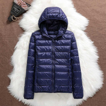 Victoria™ | Neue Winterjacke mit weißen Entenfedern