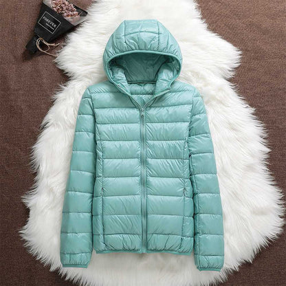 Victoria™ | Neue Winterjacke mit weißen Entenfedern