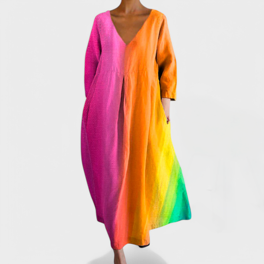 Fiora™ | Kleid Mit V-Ausschnitt