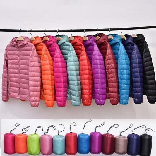 Victoria™ | Neue Winterjacke mit weißen Entenfedern